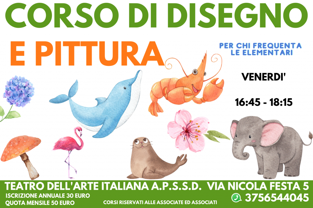 Corso di Pittura per chi frequenta le elementari