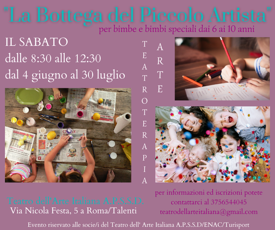 Corso Arte e Teatro bambini